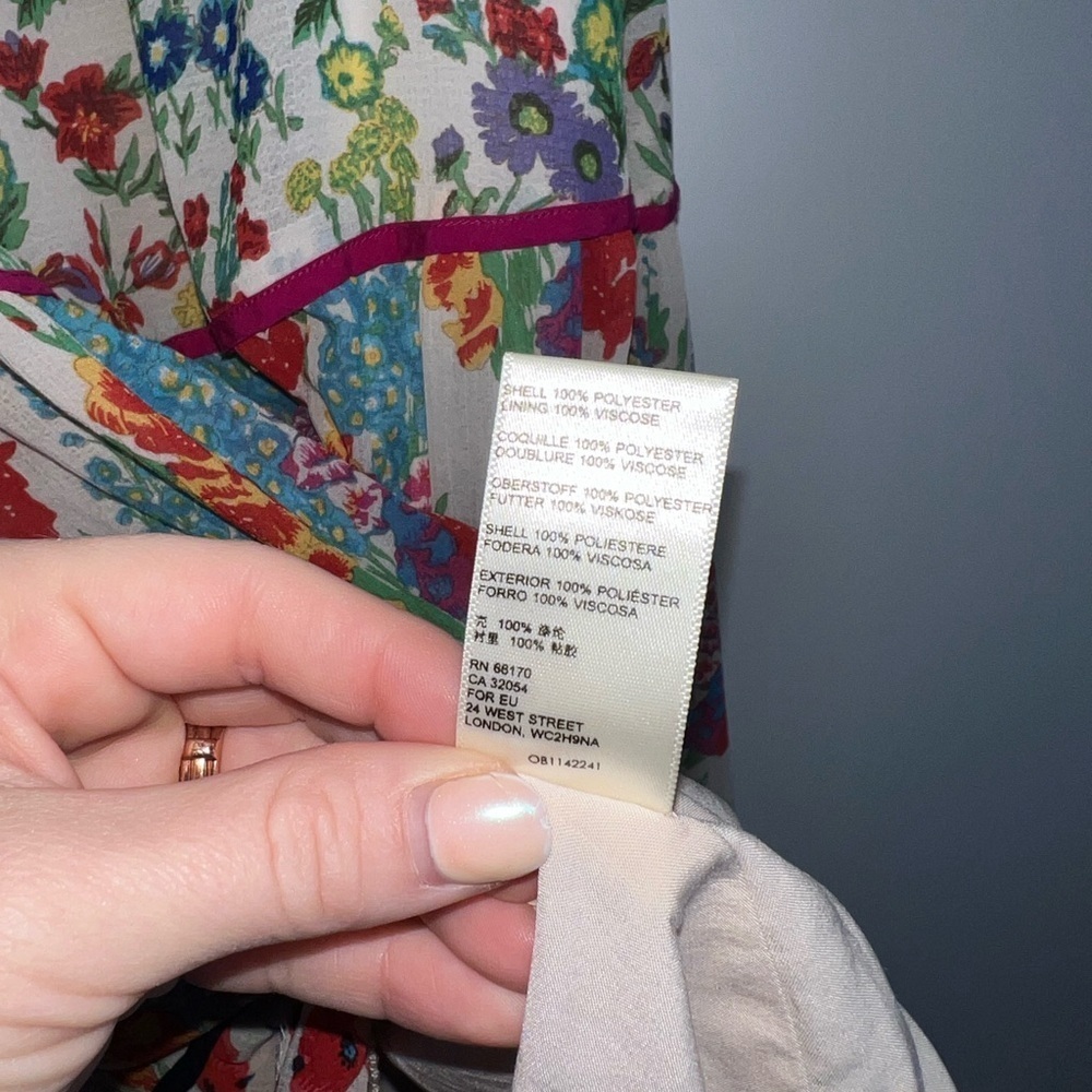 Anthropologie Lorraine Faaria Tiered Maxi Skirt Floral - Picture 10 of 16